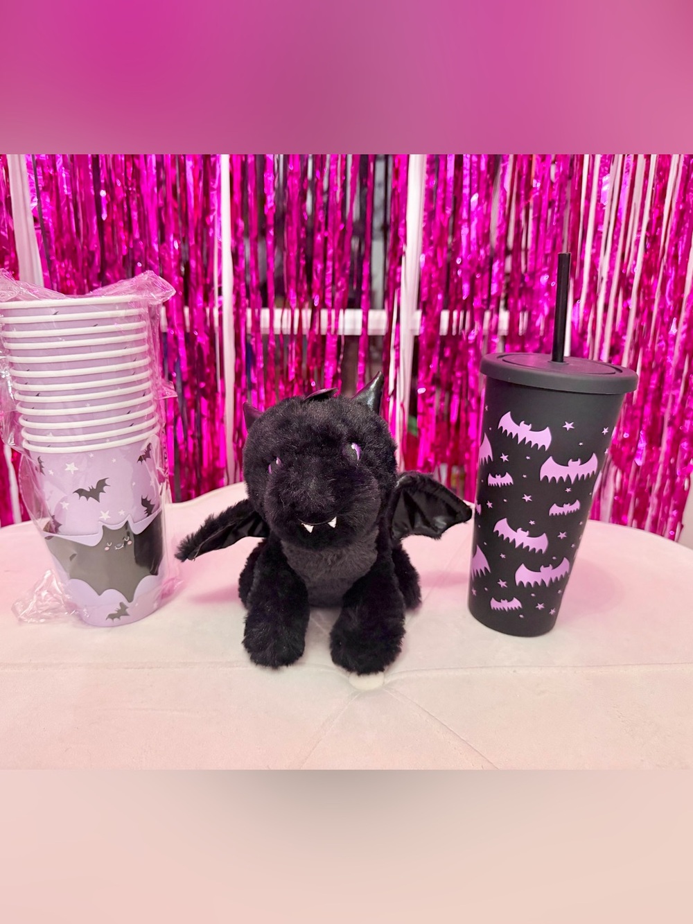 Halloween Bat: Plush Bat Stuffed Animal, Halloween Bat Coffee Cups & Bat Tumbler